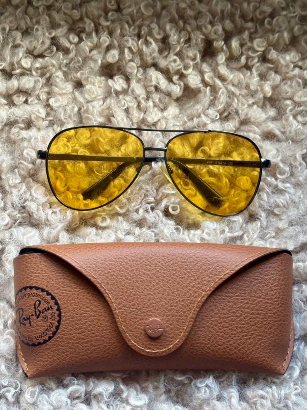Ray-Ban Sunglasses with Yellow Lenses